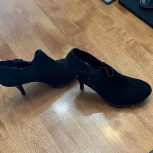 Unlisted Black Women's Heels with Buckle Detail